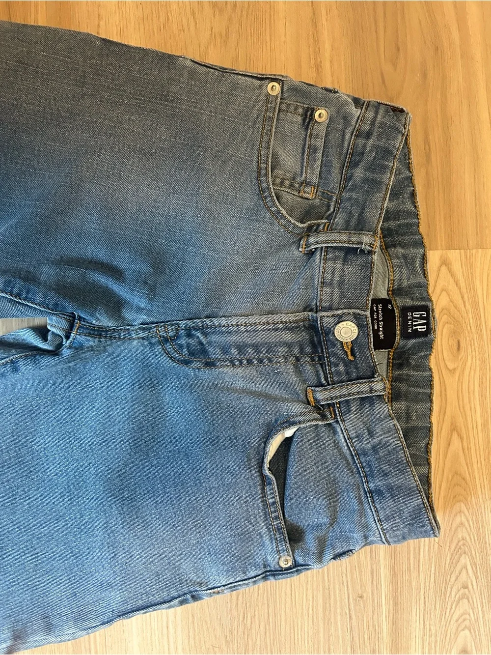 GAP youth Slim Straight Jeans - Light Blue